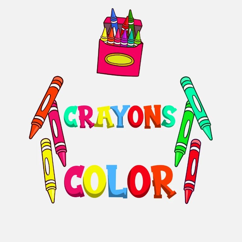 Crayon Box Colored Pencil Wax Case Wax Crayon