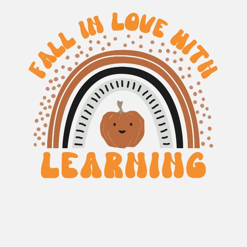 Fall Teacher , Fall In Love With Learning,