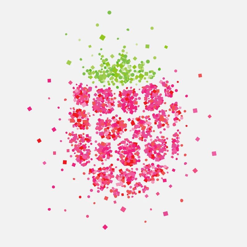 Raspberry Costume Remplacement Carnaval Confettis