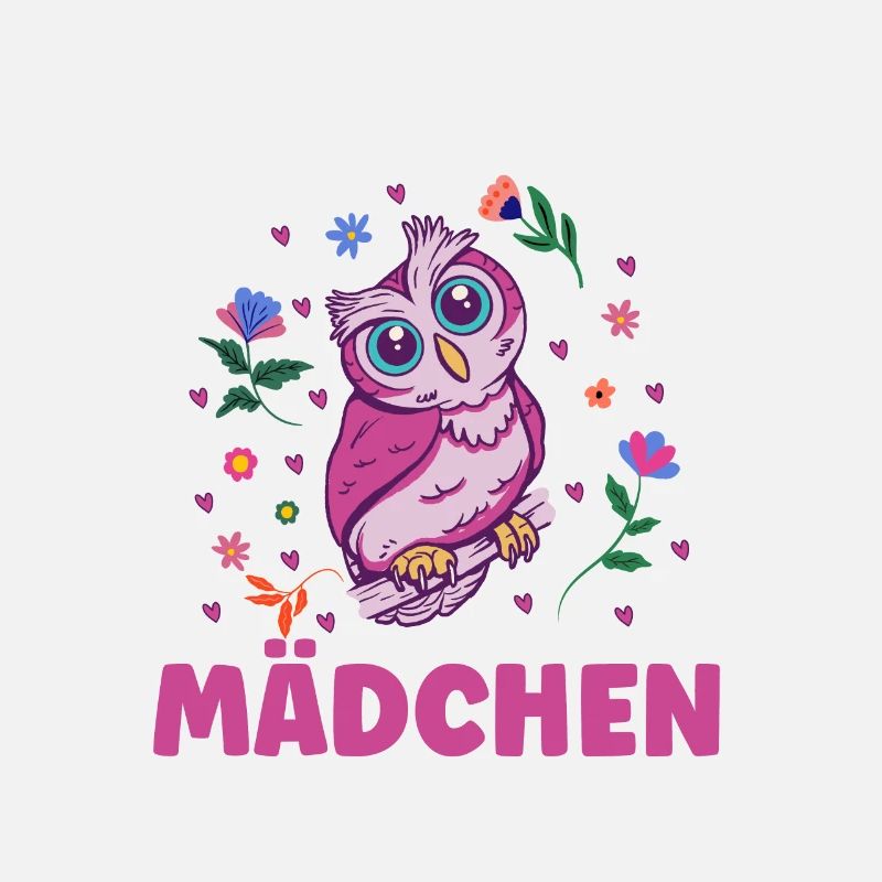 nur ein mädchen das Eulen liebt Mädchen Eule