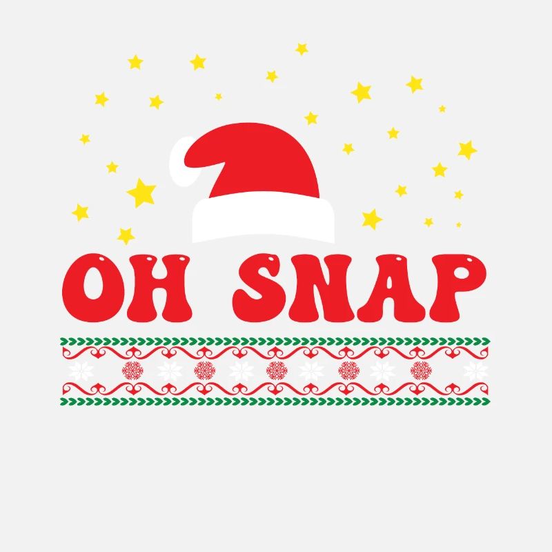 Pull de Noël moche - Oh Snap