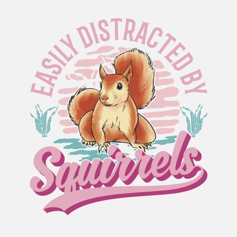 Facilement distrait par les écureuils Eichhörnchen