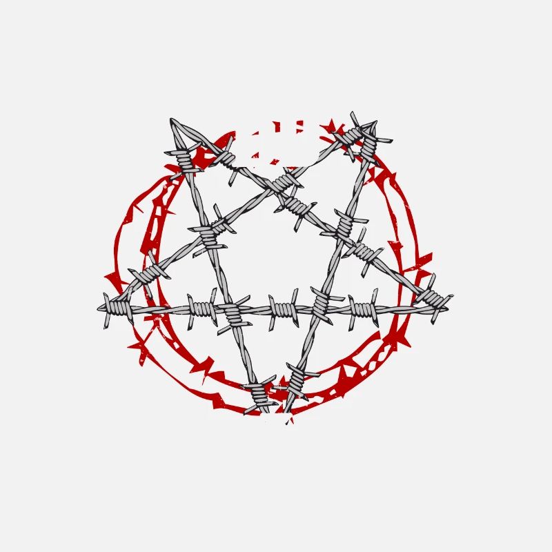 Satan Beelzebub Devil Gothic Pentagram Mystical