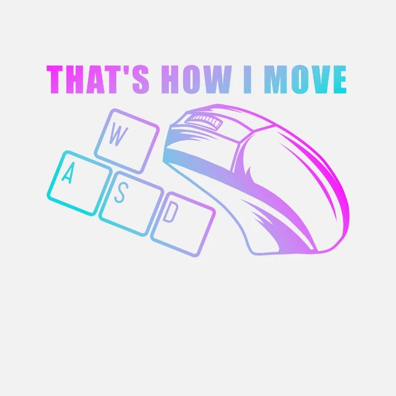 Computer lustiger PC Spruch Thats how i move