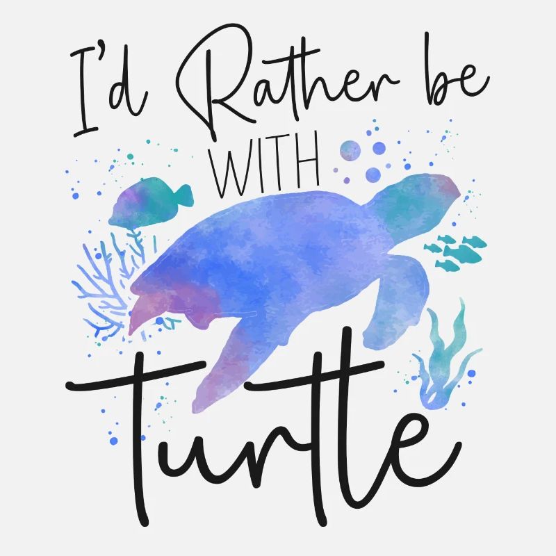 Tortue de mer Aquarelle que j’avais