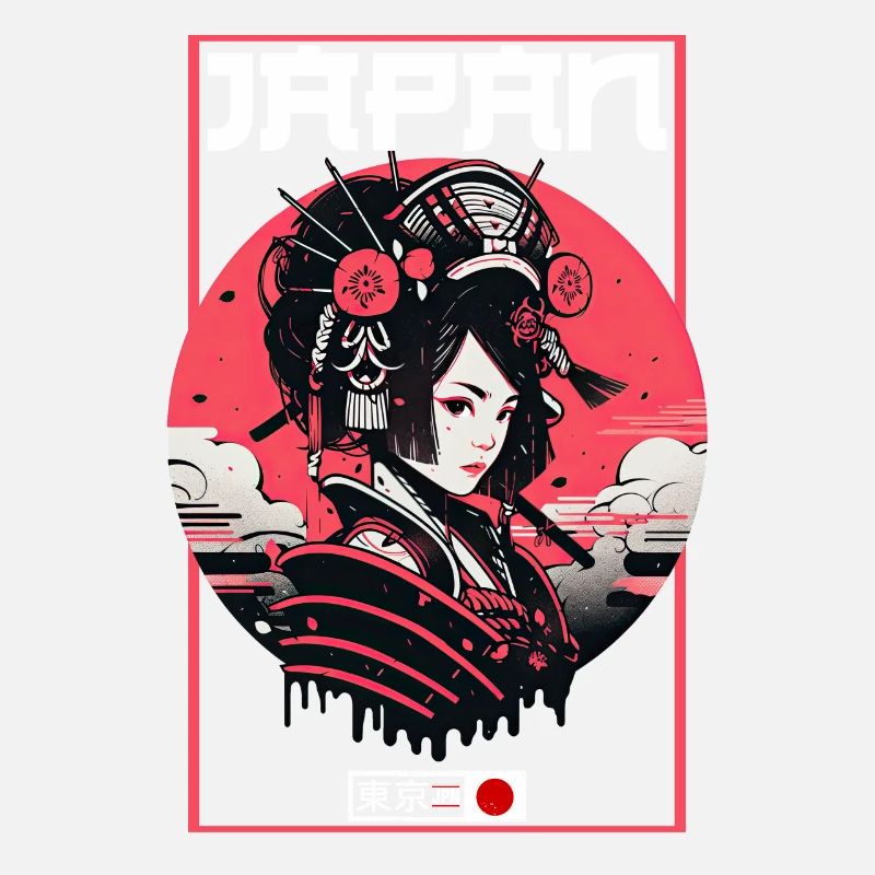 Asia 80s Japanese Retro Samurai Samurai