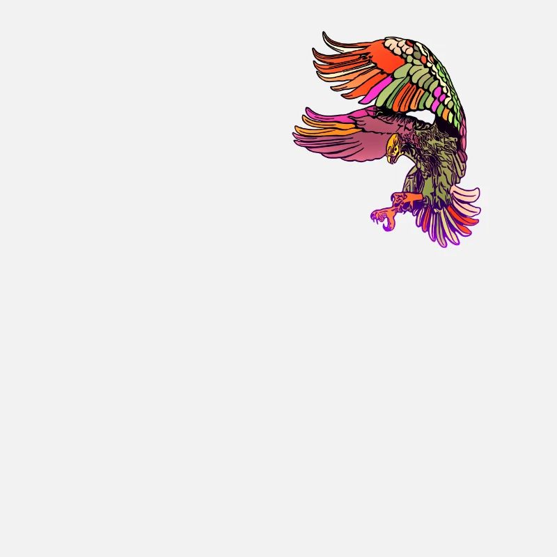 Pygargue à tête blanche - Aigle oiseau Design graphique