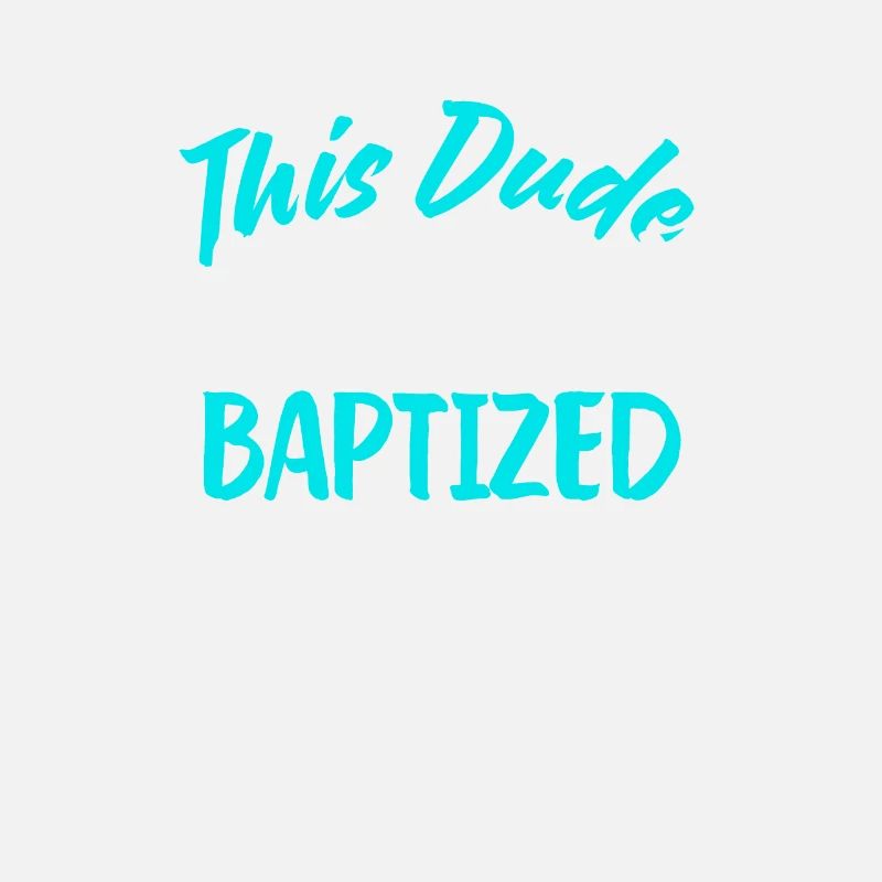 This guy is newly baptized Christian baptism