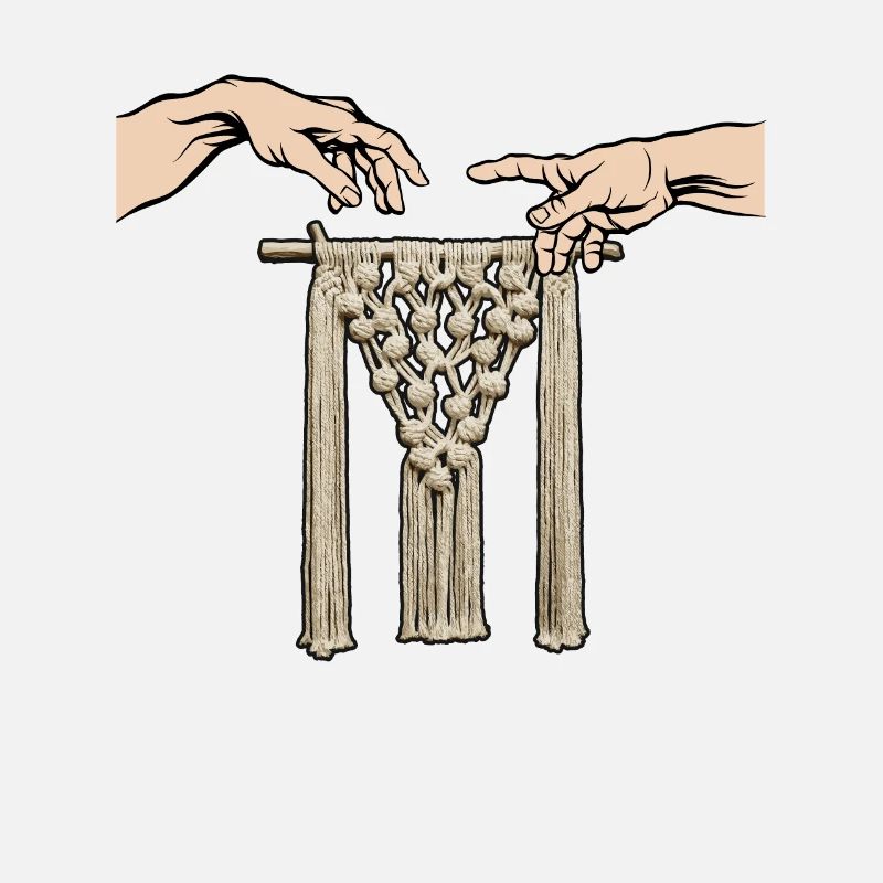 Artiste créatif en macramé Funny macramé