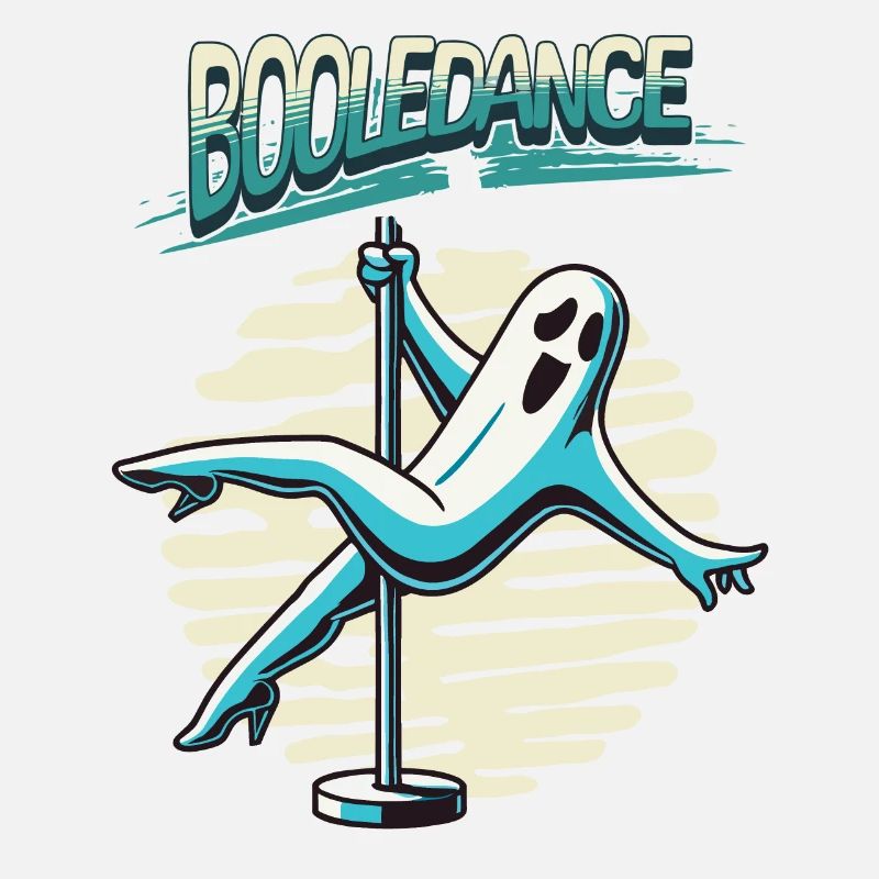 Funny Boolean Dance Saying Pole Dance Ghost