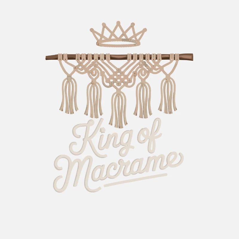 Le joyeux roi du macramé