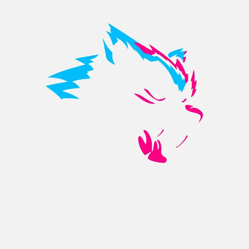 Neon Wolf Head – Conception de jeu agressive