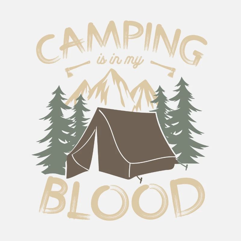 Le camping est dans mon sang Campfire Camper
