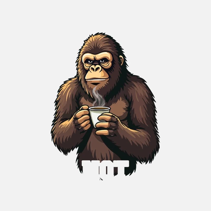 Squatch Before Coffee Doesn't Happen Funnily