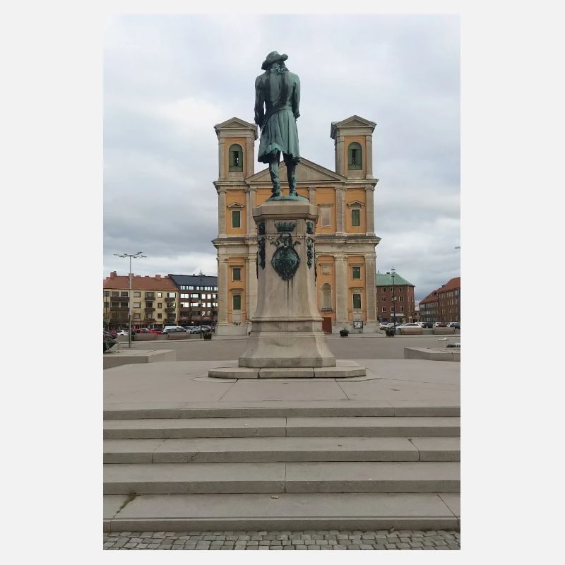 Le roi devant l’église de Frédéric