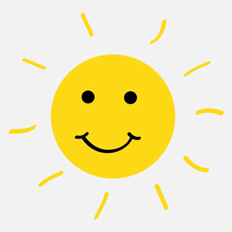 Fröhliche Sonne