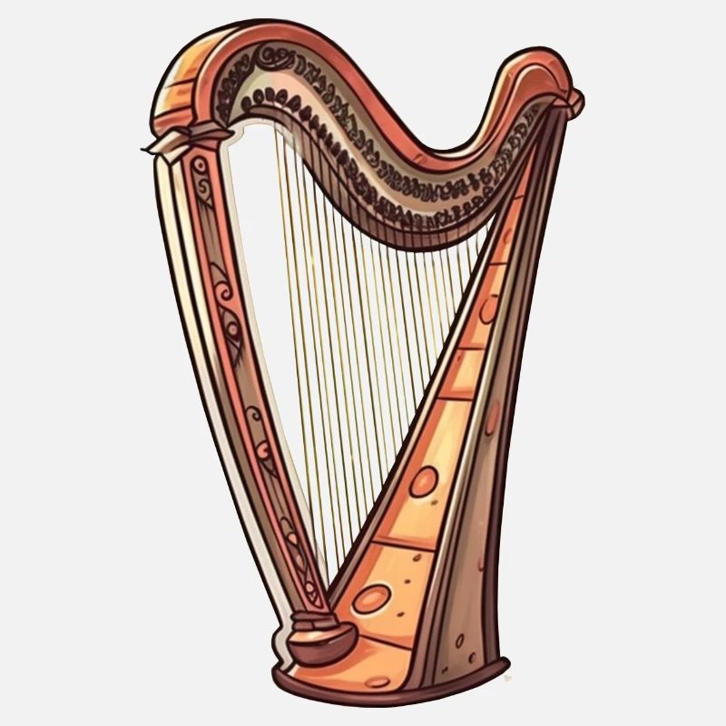 Harpe dans le style comique