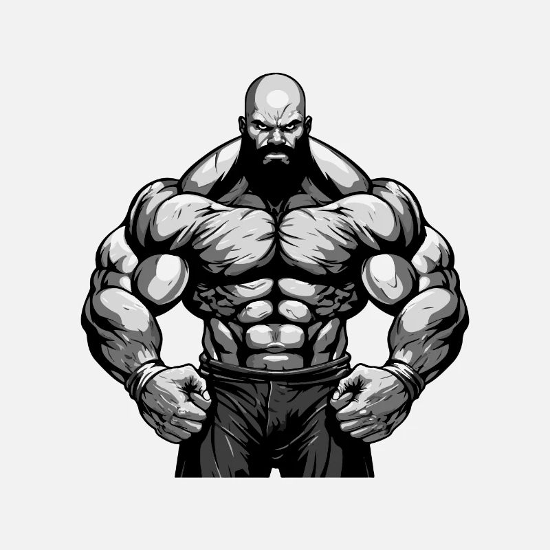 Muscle Beast Workout Bodybuilder