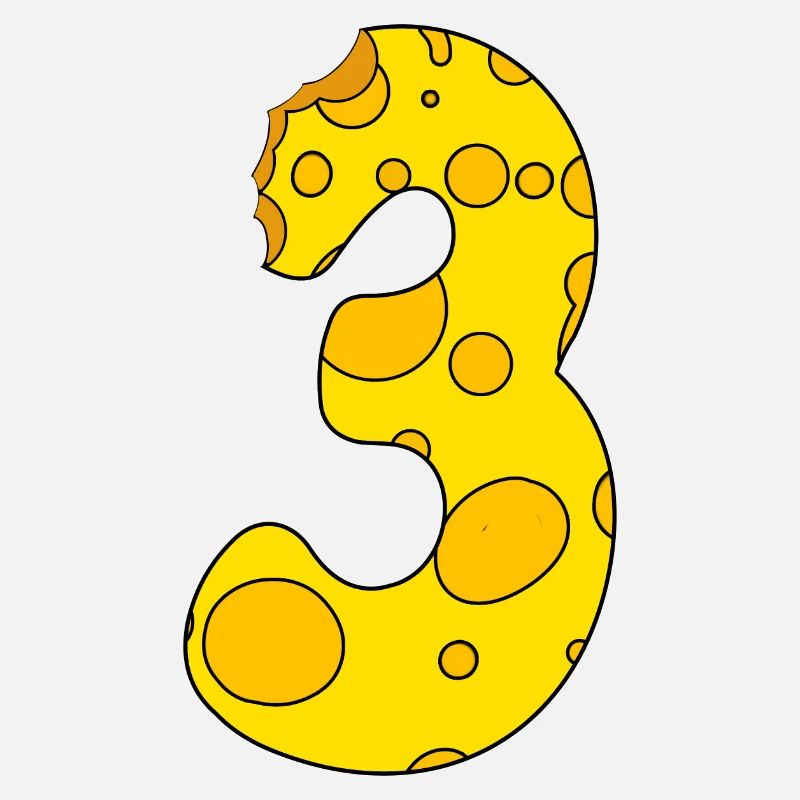 Number 3 - Three - Third