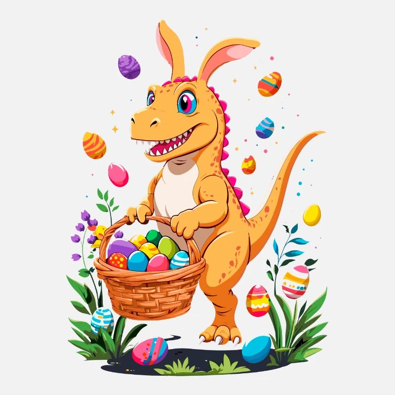 Iconic Easter Dinosaur Dinosaur Easter Bunny