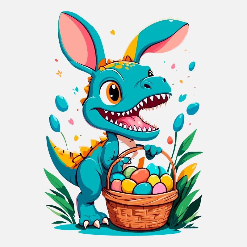Iconic Easter Dinosaur Dinosaur Easter Bunny