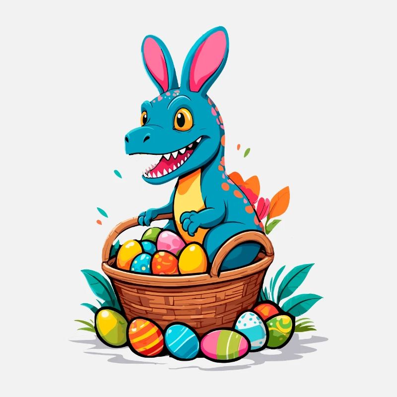 Iconic Easter Dinosaur Dinosaur Easter Bunny
