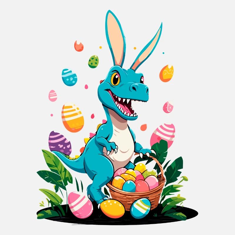 Iconic Easter Dinosaur Dinosaur Easter Bunny
