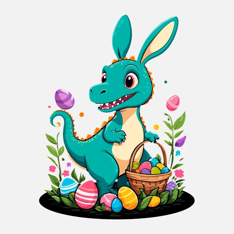 Iconic Easter Dinosaur Dinosaur Easter Bunny