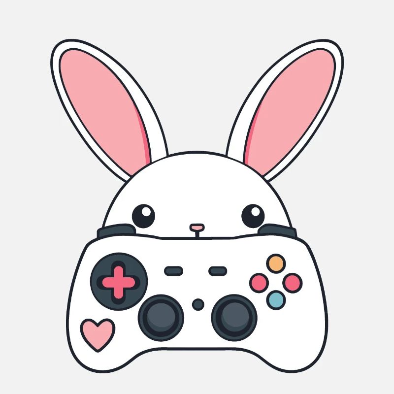 Easter Bunny Gamer Iconic Easter Gaming