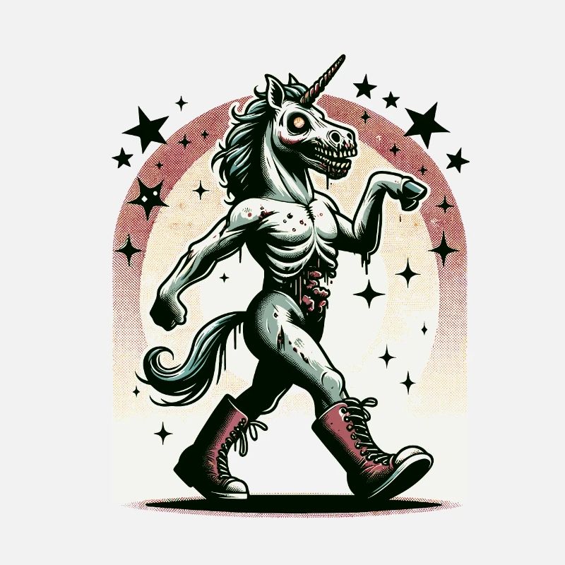Zombie Einhorn Undead Mystical Creature