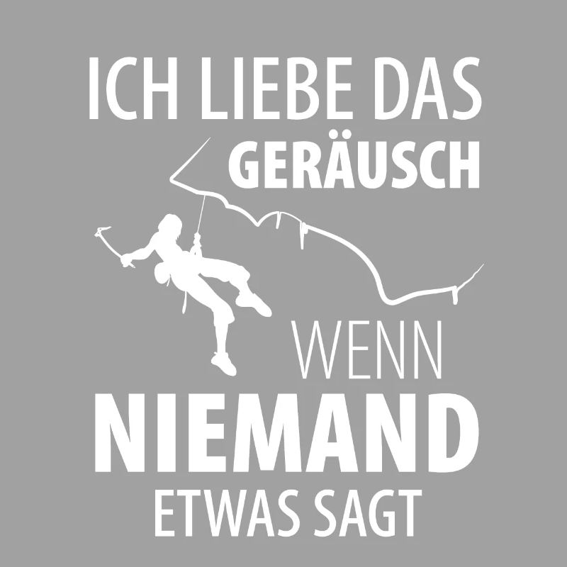 Eisklettern Eiskletterer Eispickel