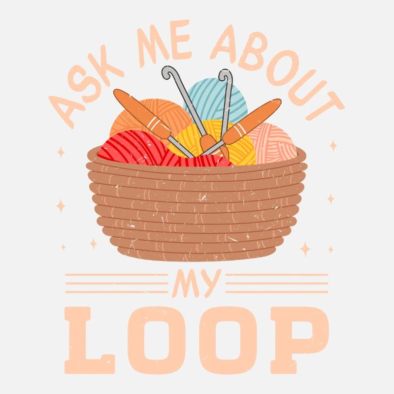 Crochet Lover Funny Loop & Hook Design