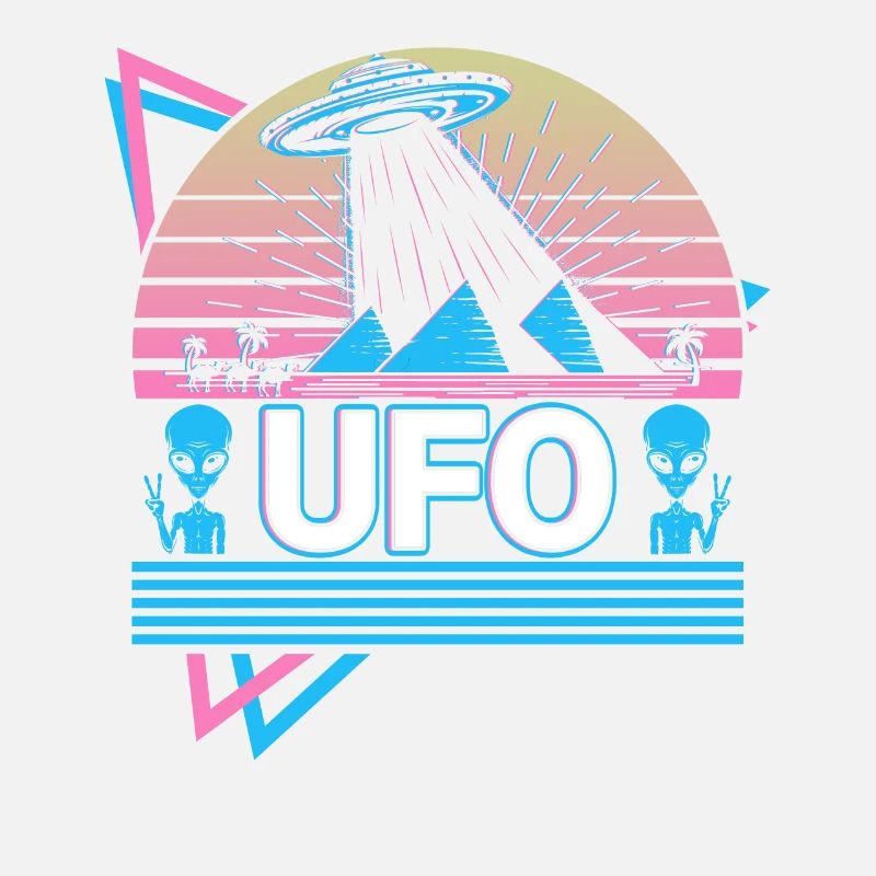 Ufo Alien Kidnapping Retro Gift