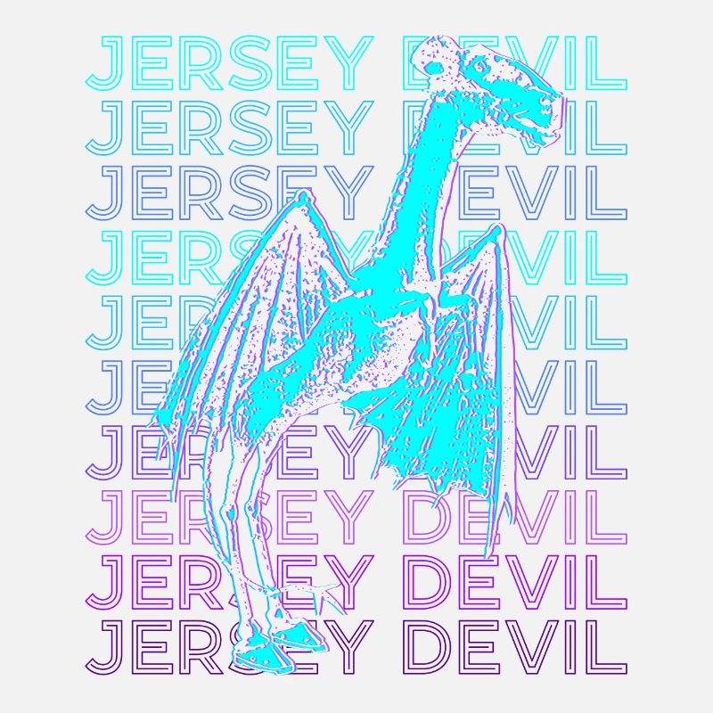 Jersey Devil Cryptozoology Retro