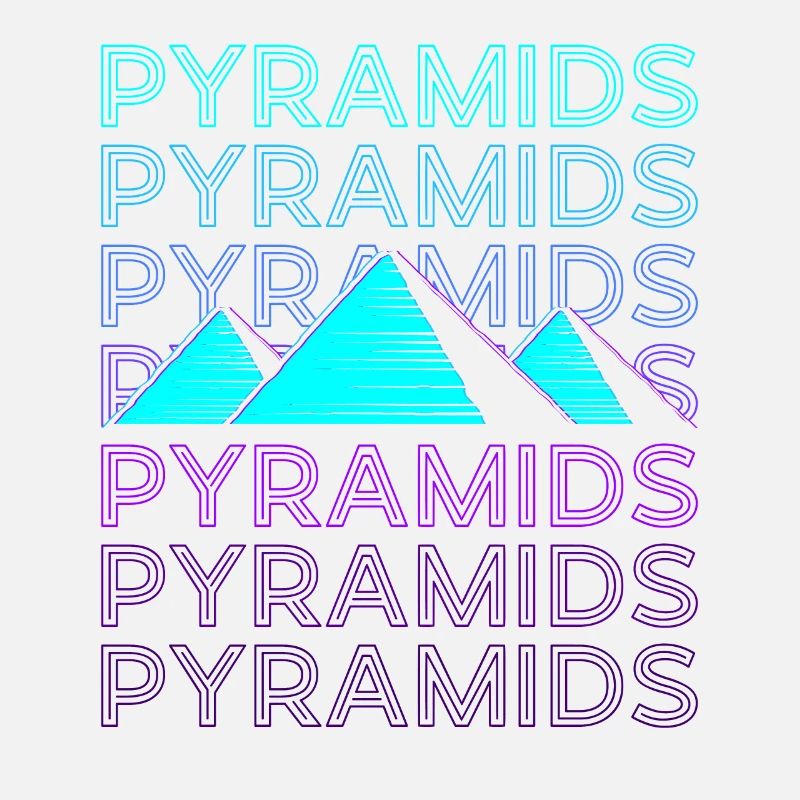 Pyramides Pyramide égyptienne Rétro