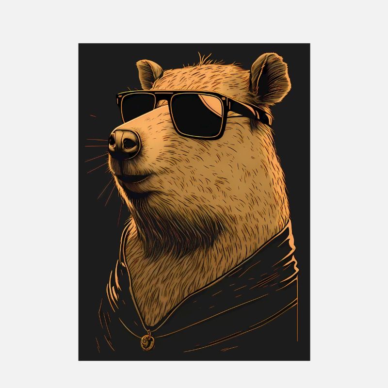 Capybara Capybara Cochon d’Inde Mèmes rongeurs