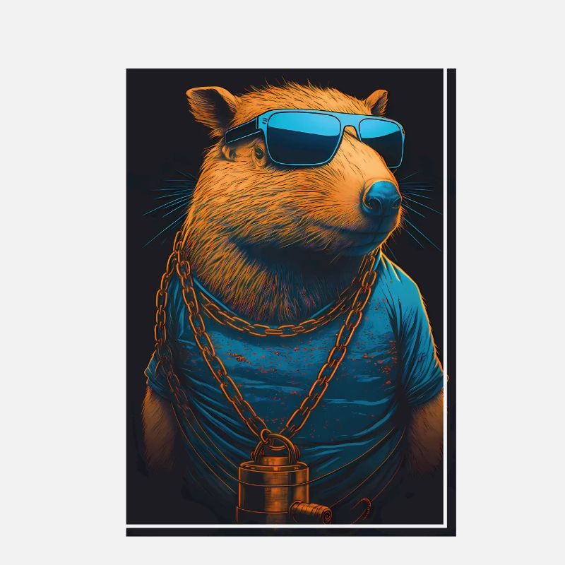 Capybara Capybara Cochon d’Inde Mèmes rongeurs