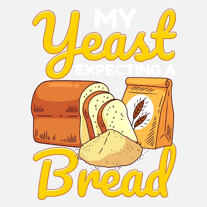 Funny bread baking baker