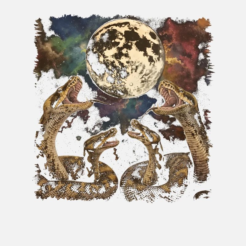 Kugelpython Schlange Heulender Mond