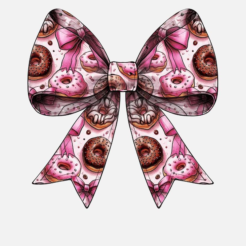 Coquette Bow Donuts Donuts Sprinkles Pattern