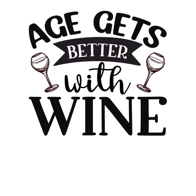 Das Alter wird besser mit Wein
