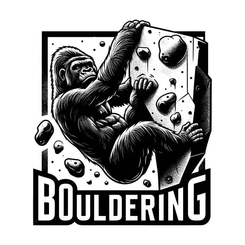 Bouldering Gorilla Silverback Gift