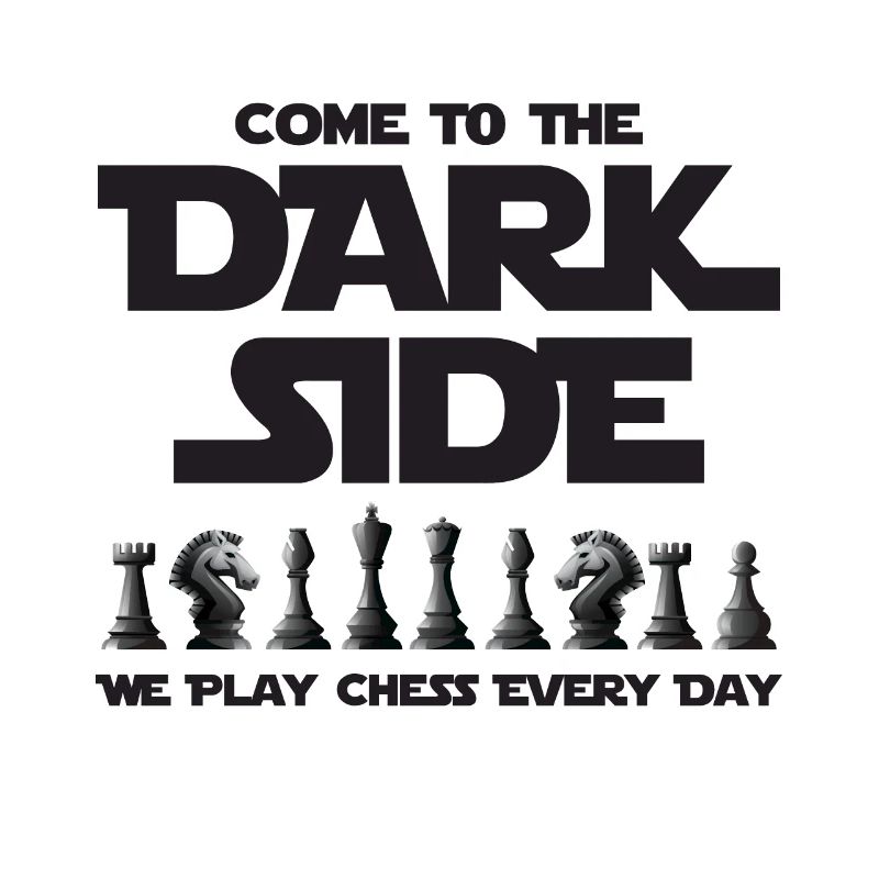 Schach Dunkle Seite Schachspieler Schachmatt
