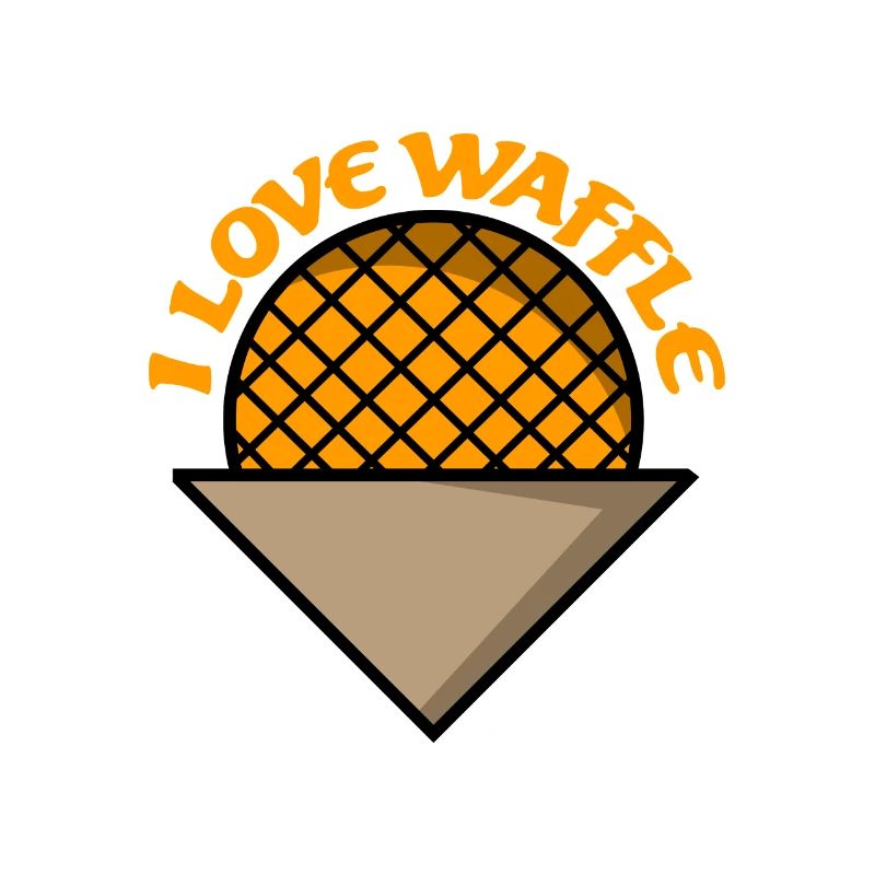 I love waffles - kitchen baking dough waffles