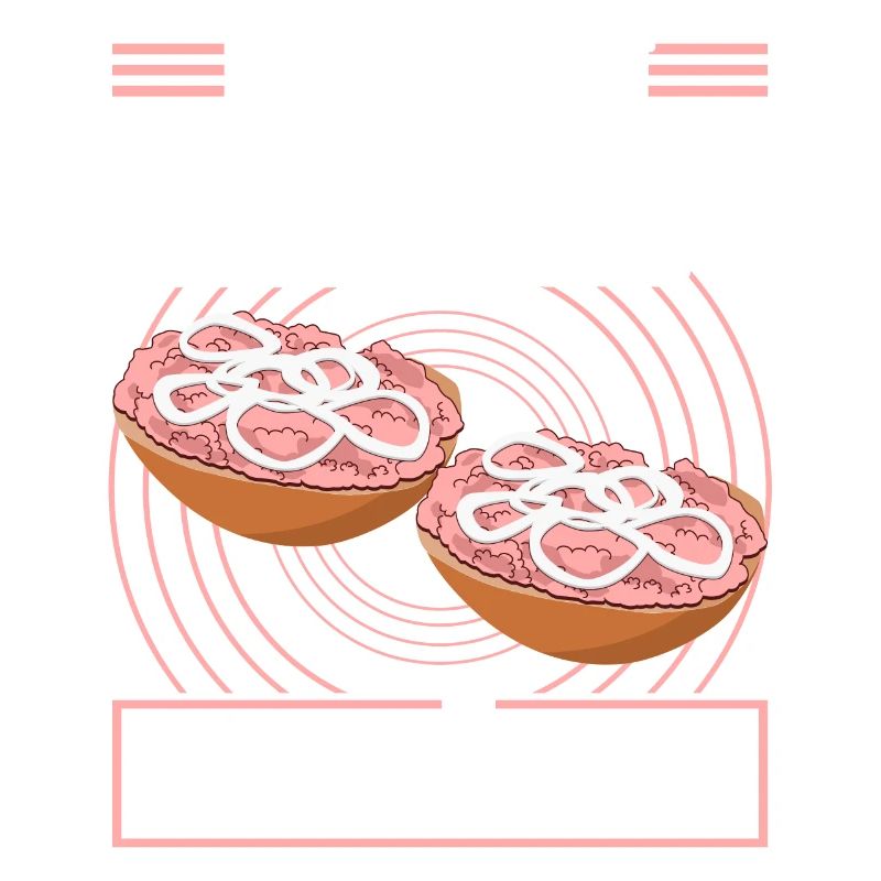 Hackfleisch Mett Mettbrötchen