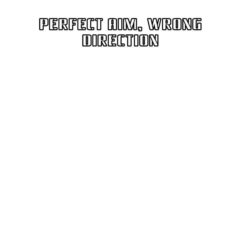 Bowling - Perfect aim, wrong direction