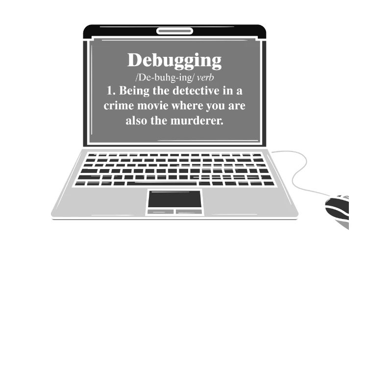 Lustiges Computer Debugging Programmierer Design