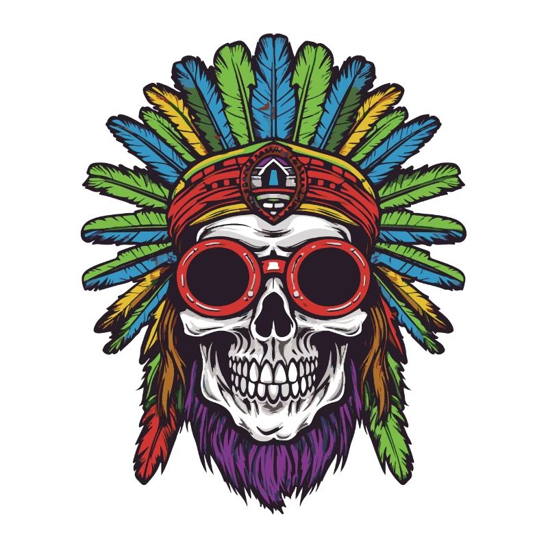 Crâne Apache Indien