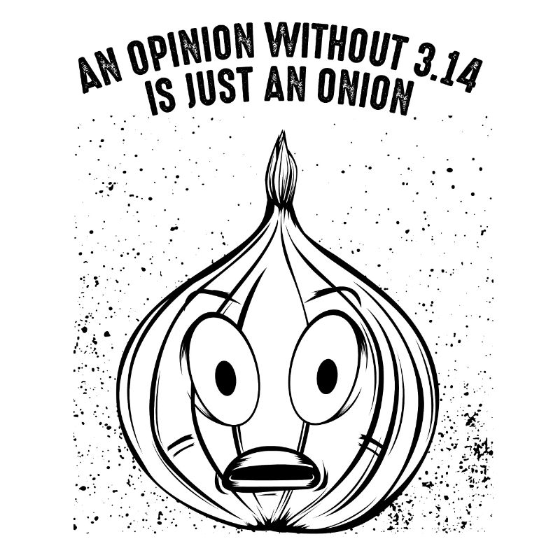 Math Pi onion