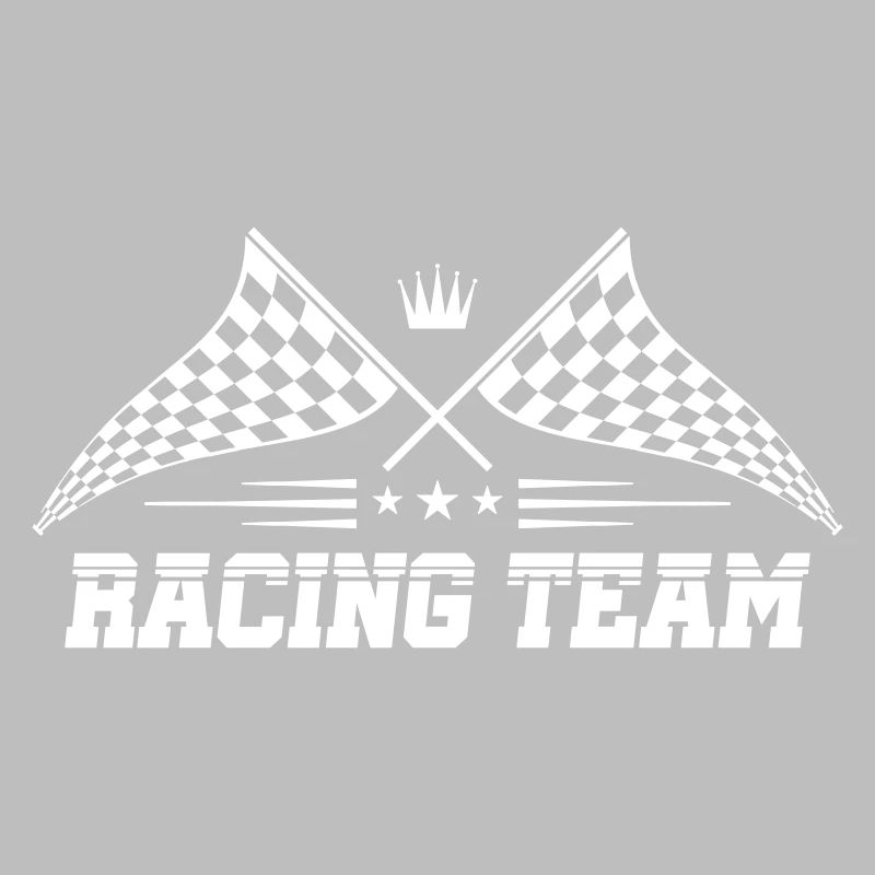 équipe de course drapeau icône logo course